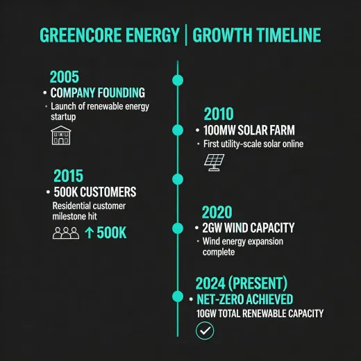 GridSense company timeline