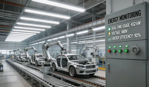 Industrial manufacturing energy monitoring