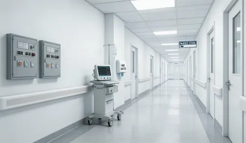 Healthcare facility power monitoring